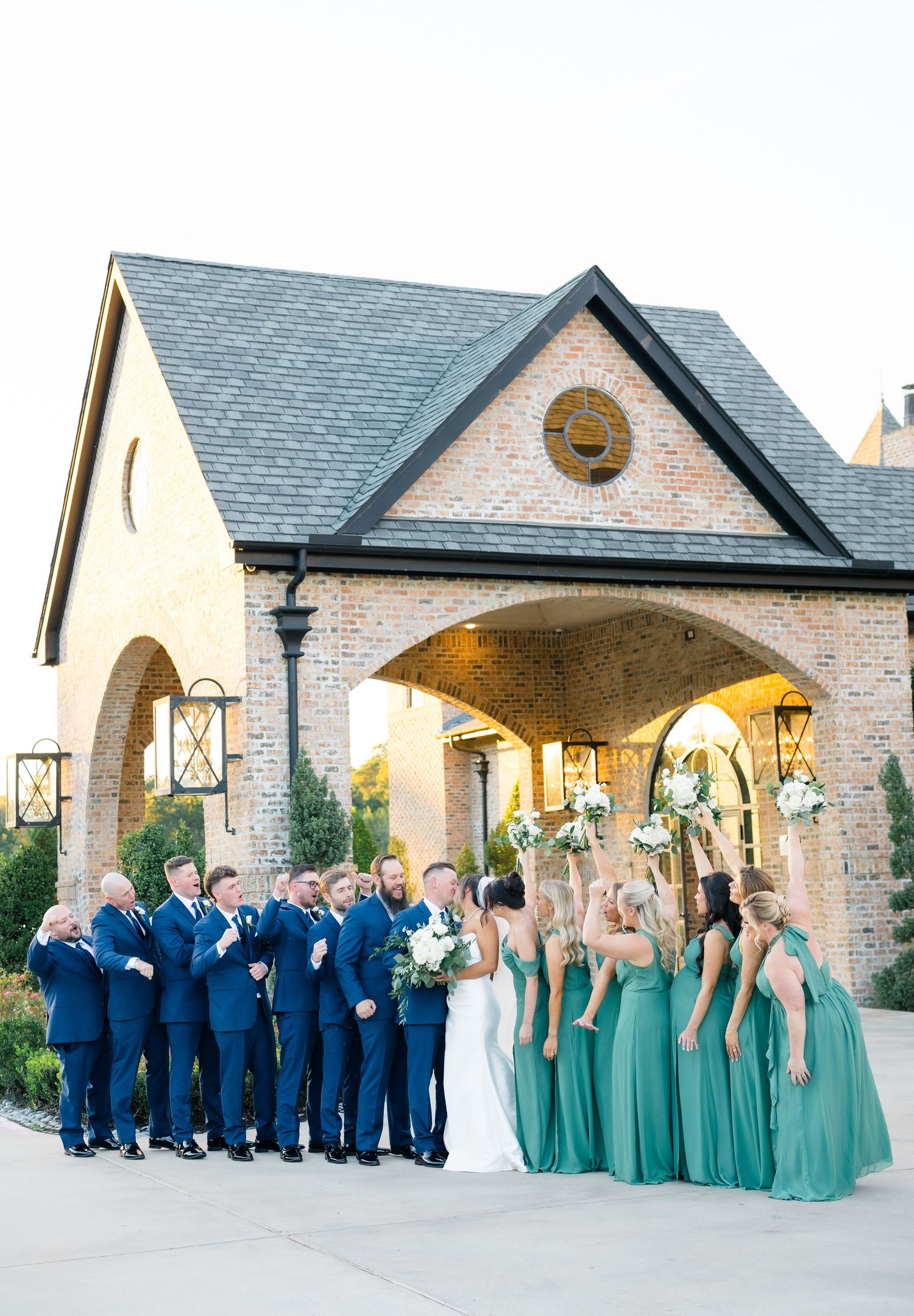 Wedding couple photographed by Love Refined Wedding Co